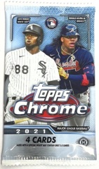 2021 Topps Chrome MLB Baseball Hobby PACK